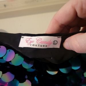 Large sequin party skirt